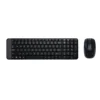 LOGITECH MK220 WIRELESS KEYBOARD AND MOUSE - COMBO - BLACK