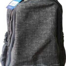 Macaroni Black and Grey Laureate Student Backpack