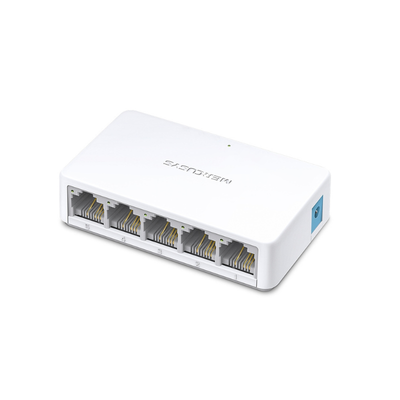 5 port 10/100mbps desktop switch